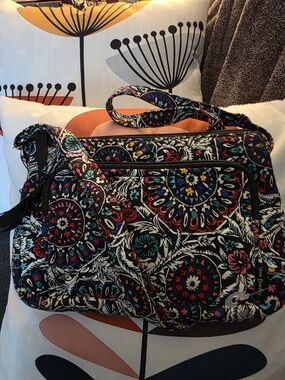 Vera Bradley Little Hipster Quilted Crossbody Bag In Stained Glass Pattern Nwot